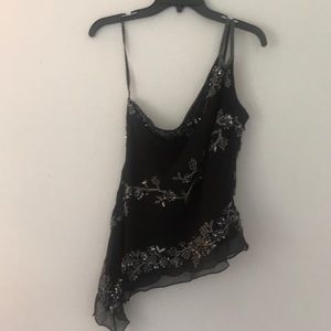Formal/ party top sequined black